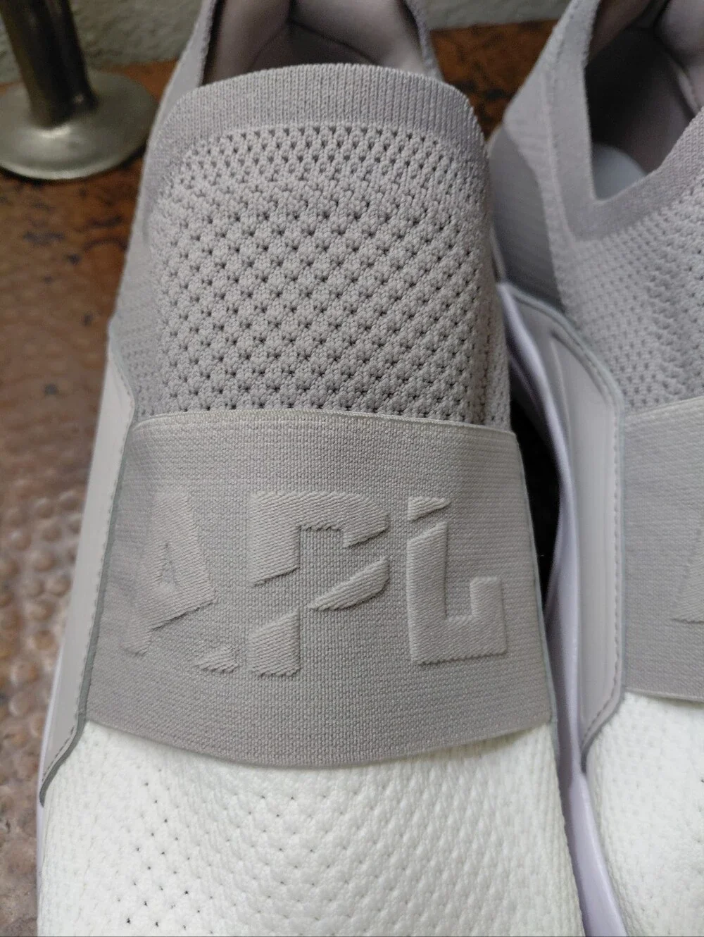APL Men's Sz. 14 Gray/White TechLoom Bliss Sneaker